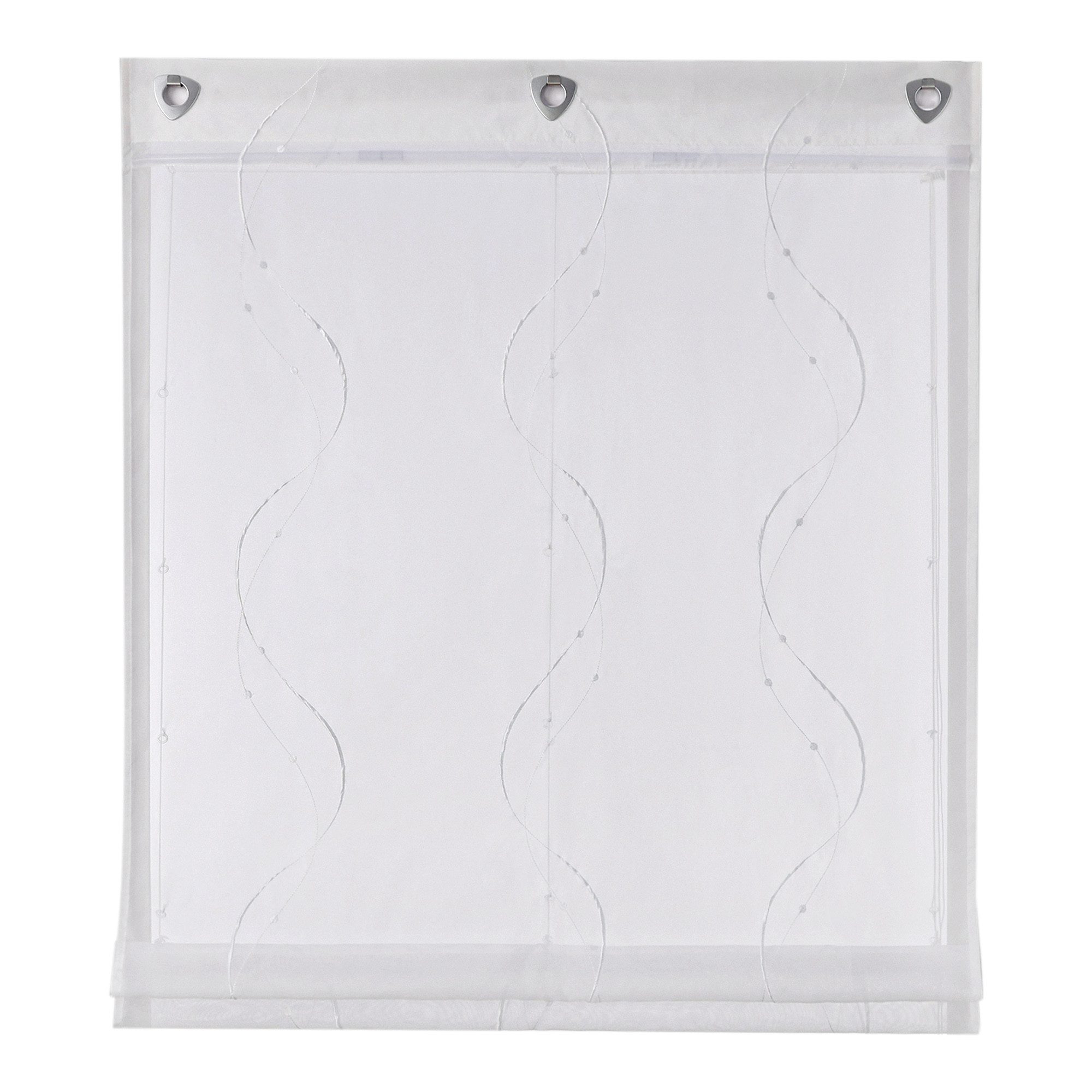 Joyswahl Raffrollo, mit Hakenaufhängung, mit U-Haken Ösenrollo Modern Besti günstig online kaufen