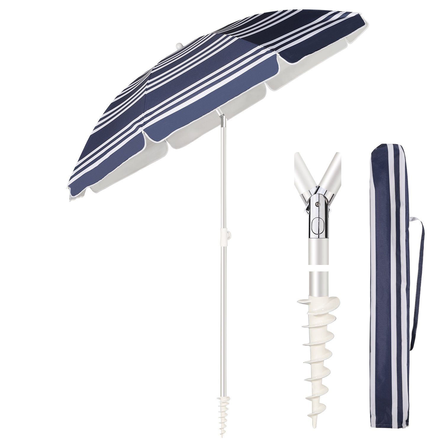 Sekey Sonnenschirm 160cm / 180cm Alu günstig online kaufen