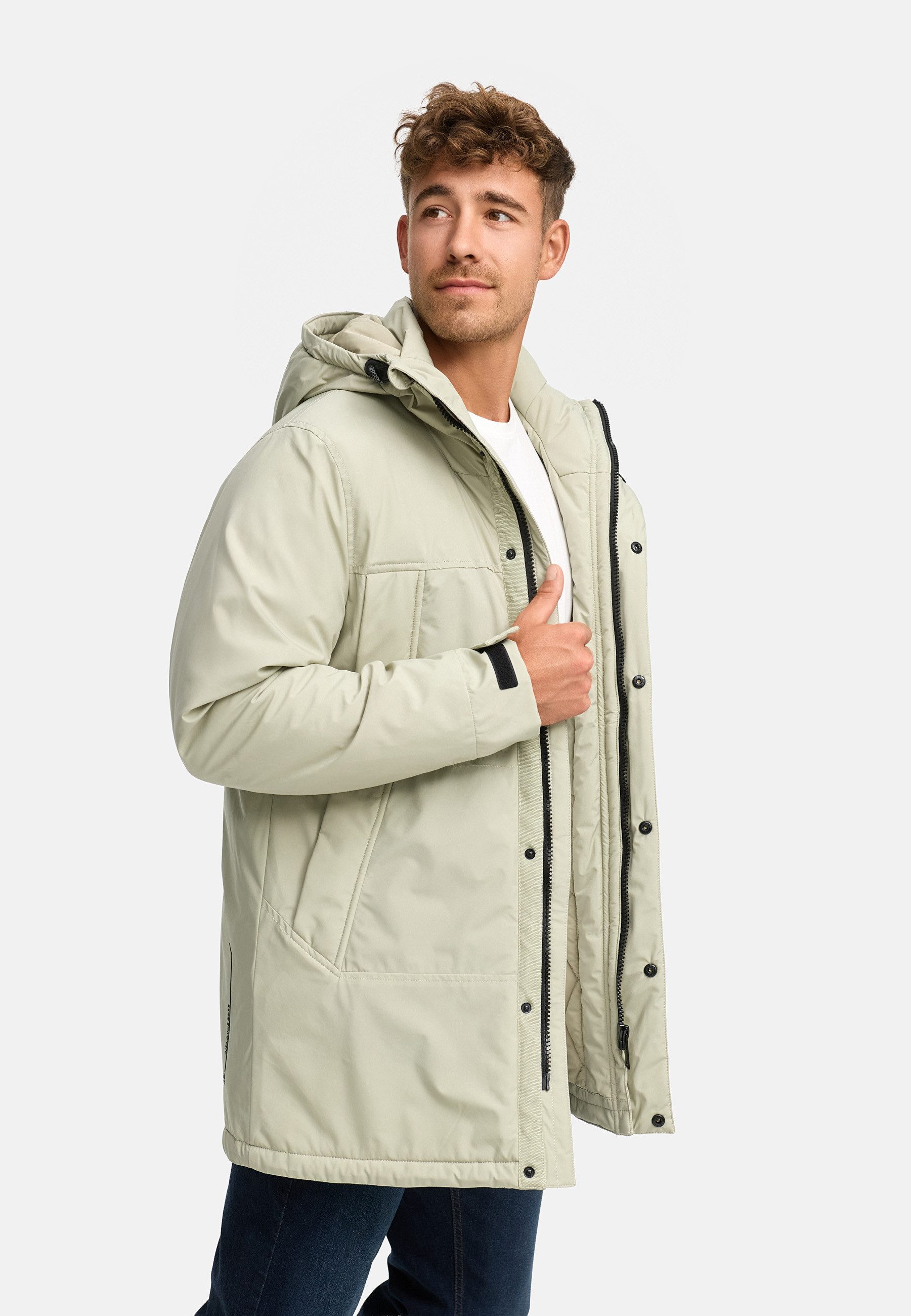 Indicode Winterjacke Herren INBenyot Parka Winter Herrenjacke Warme Herren-Winterjacke