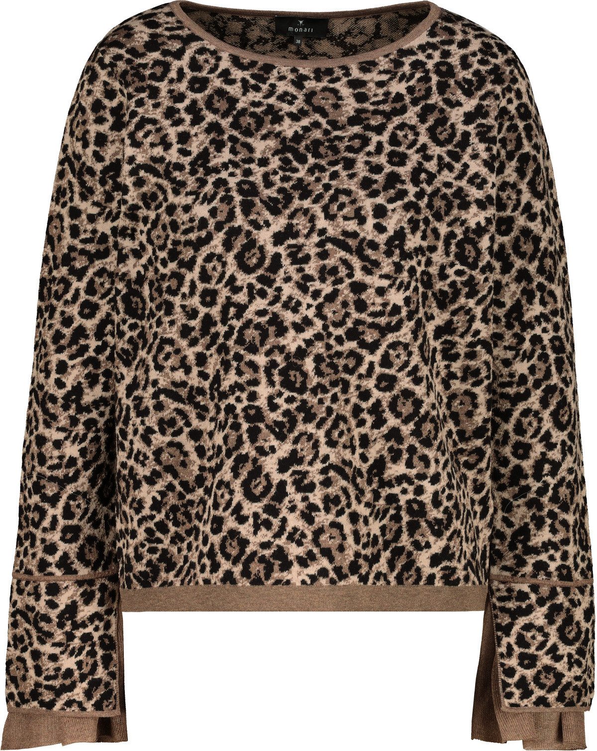 Monari Wollpullover Pullover cinnamon gemustert günstig online kaufen