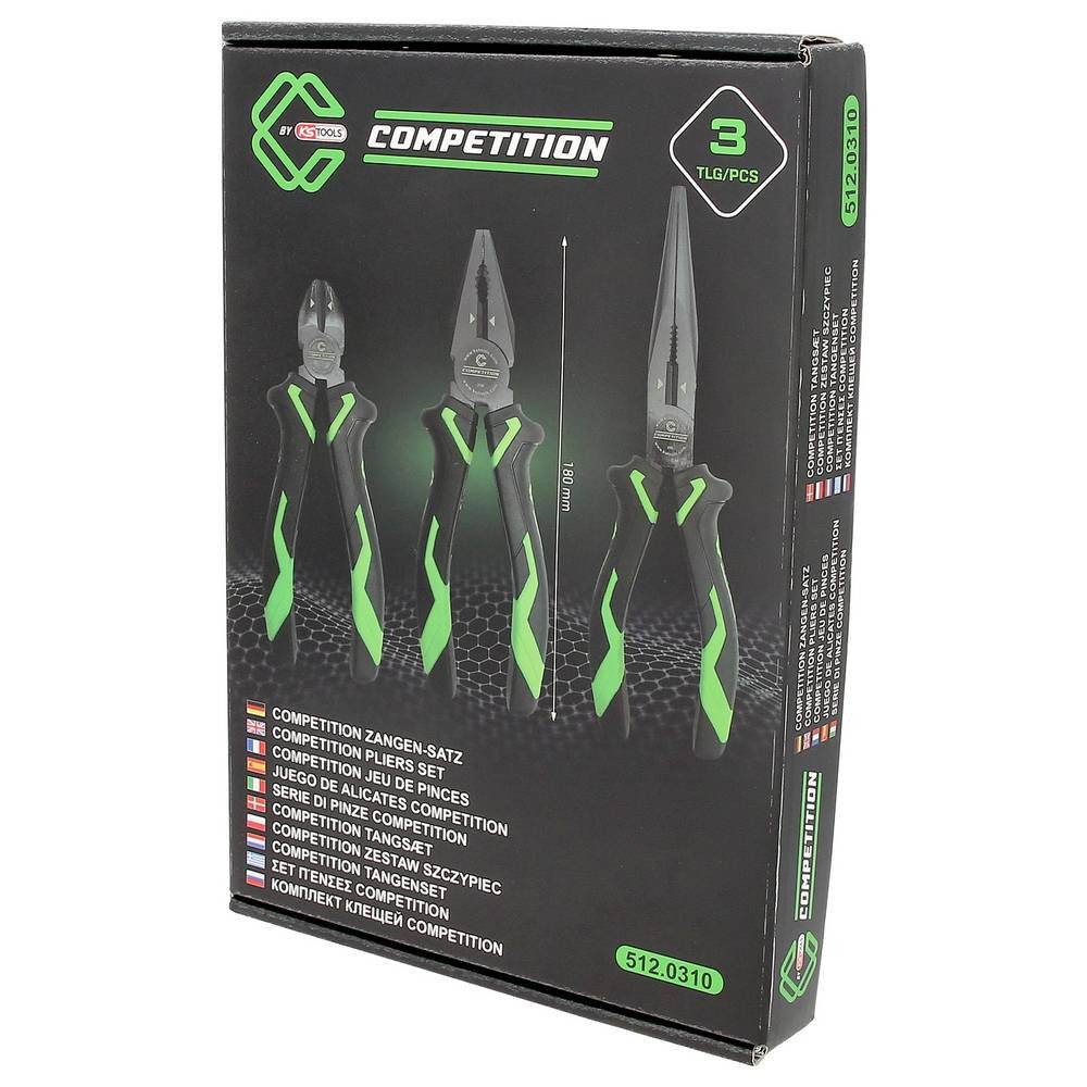 KS Tools Zangenset 512.0310 Zangen-Set 3teilig