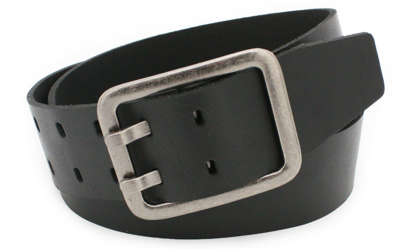 COLOGNEBELT Ledergürtel OM63-VL-Schwarz MADE IN GERMANY, günstig online kaufen