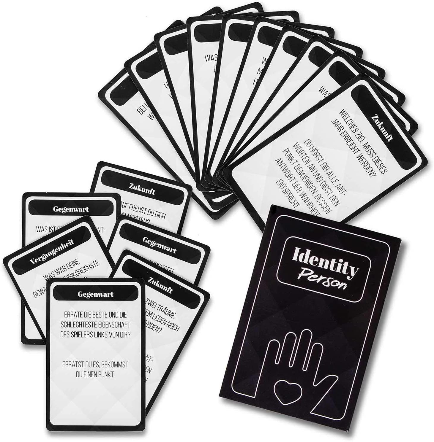 Goods+Gadgets Spiel GOODS+GADGETS Identity Kartenspiel – Personality Quiz & Familienspiel, Identity Kartenspiel, Personality & Quiz-Spiel Frage-Spiel