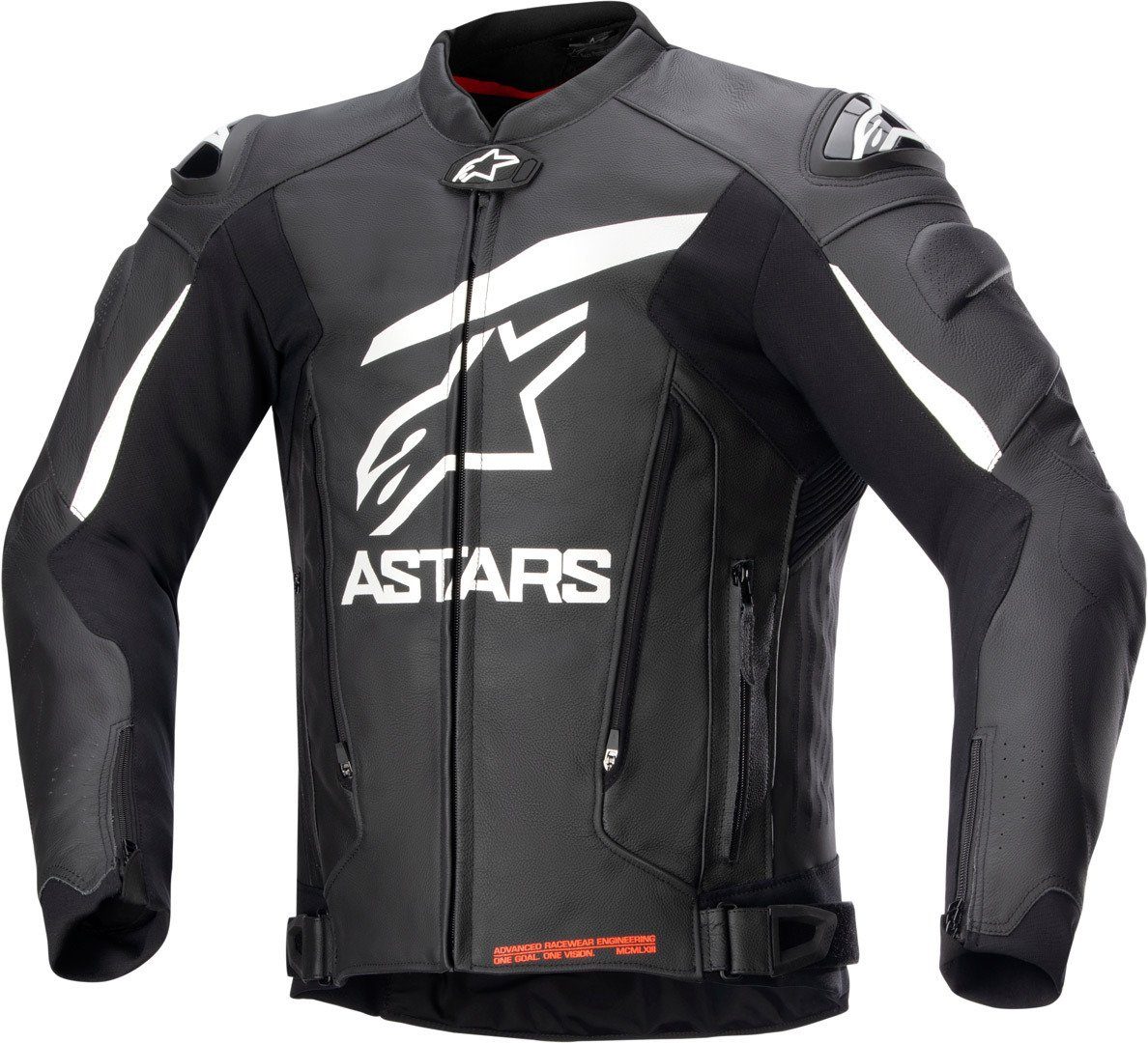 Alpinestars Motorradjacke GP Plus V4 Motorrad Lederjacke Black/White