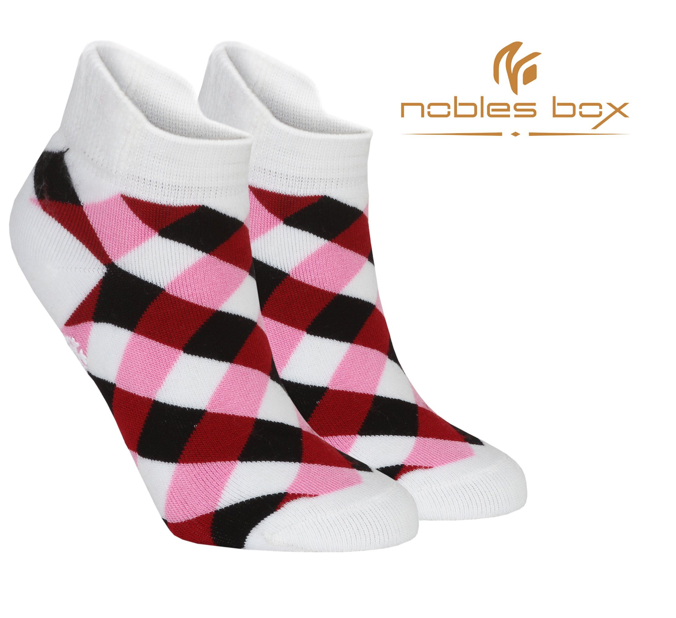 NoblesBox Haussocken Rutschfest Damen Asorti-2 EU Größe) 37-40 Wintersocken 3-Paar, Socken, (Beutel, Warme Thermosocken