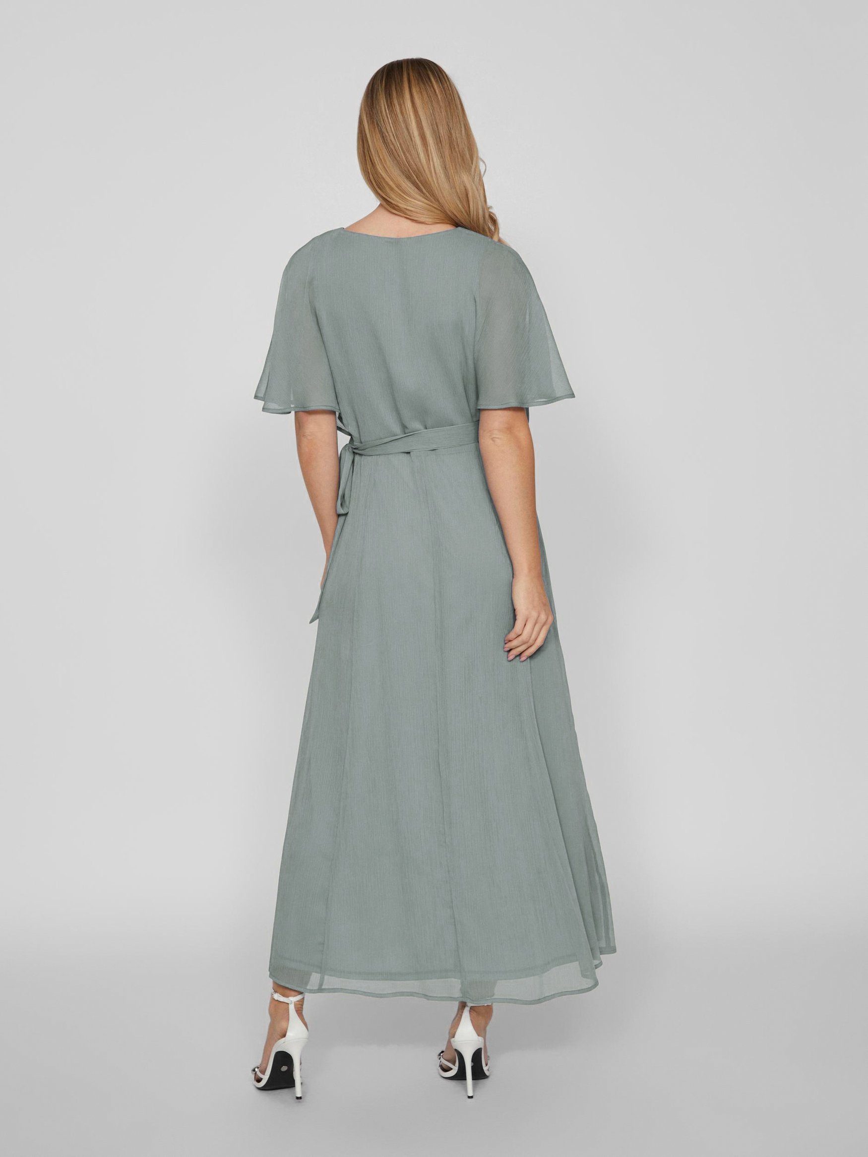 Vila Shirtkleid Elegantes Wickelkleid mit Gürtel günstig online kaufen