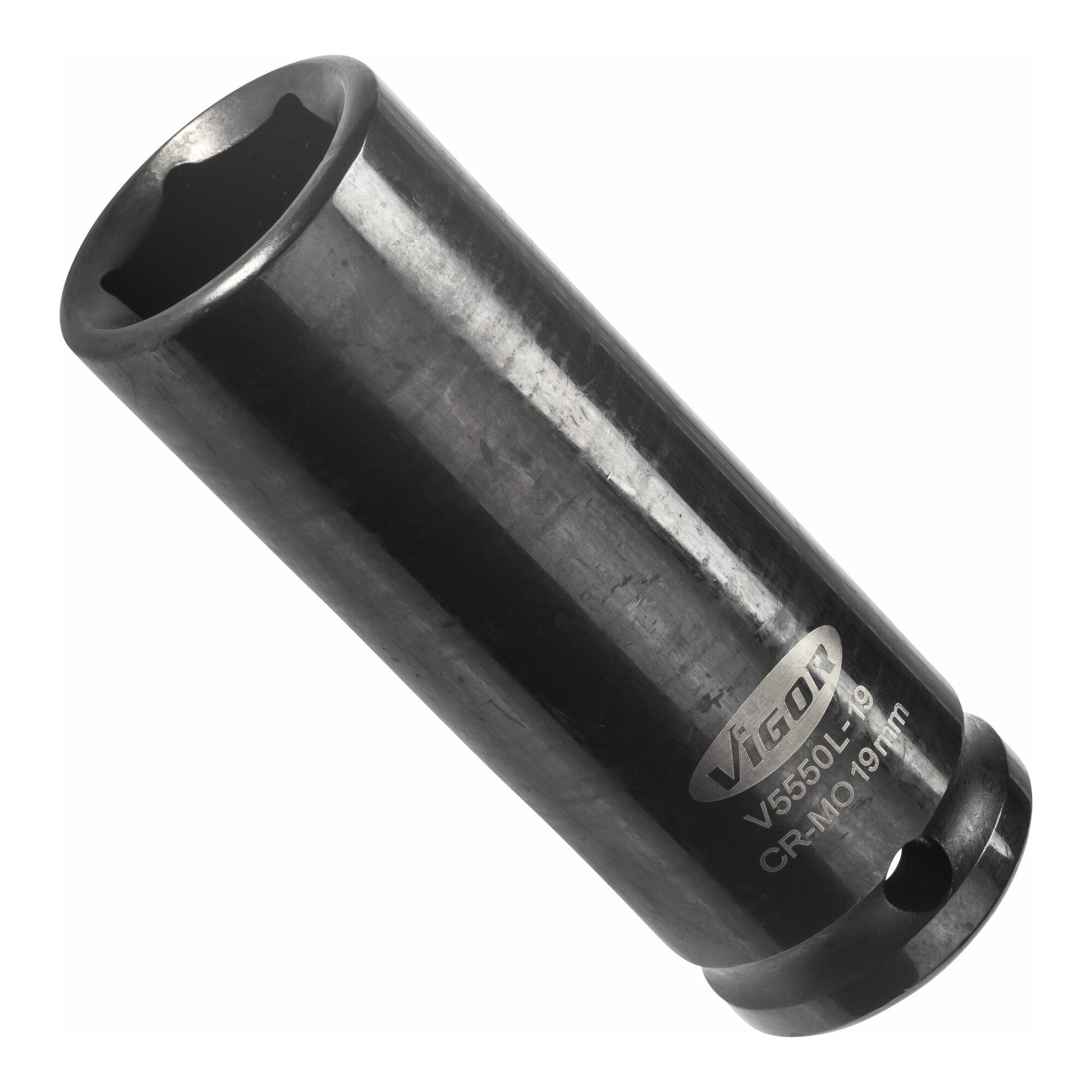 VIGOR Stecknuss VIGOR Kraft Steckschlüssel Einsatz V5550L-19 Vierkant hohl 12,5 mm (1