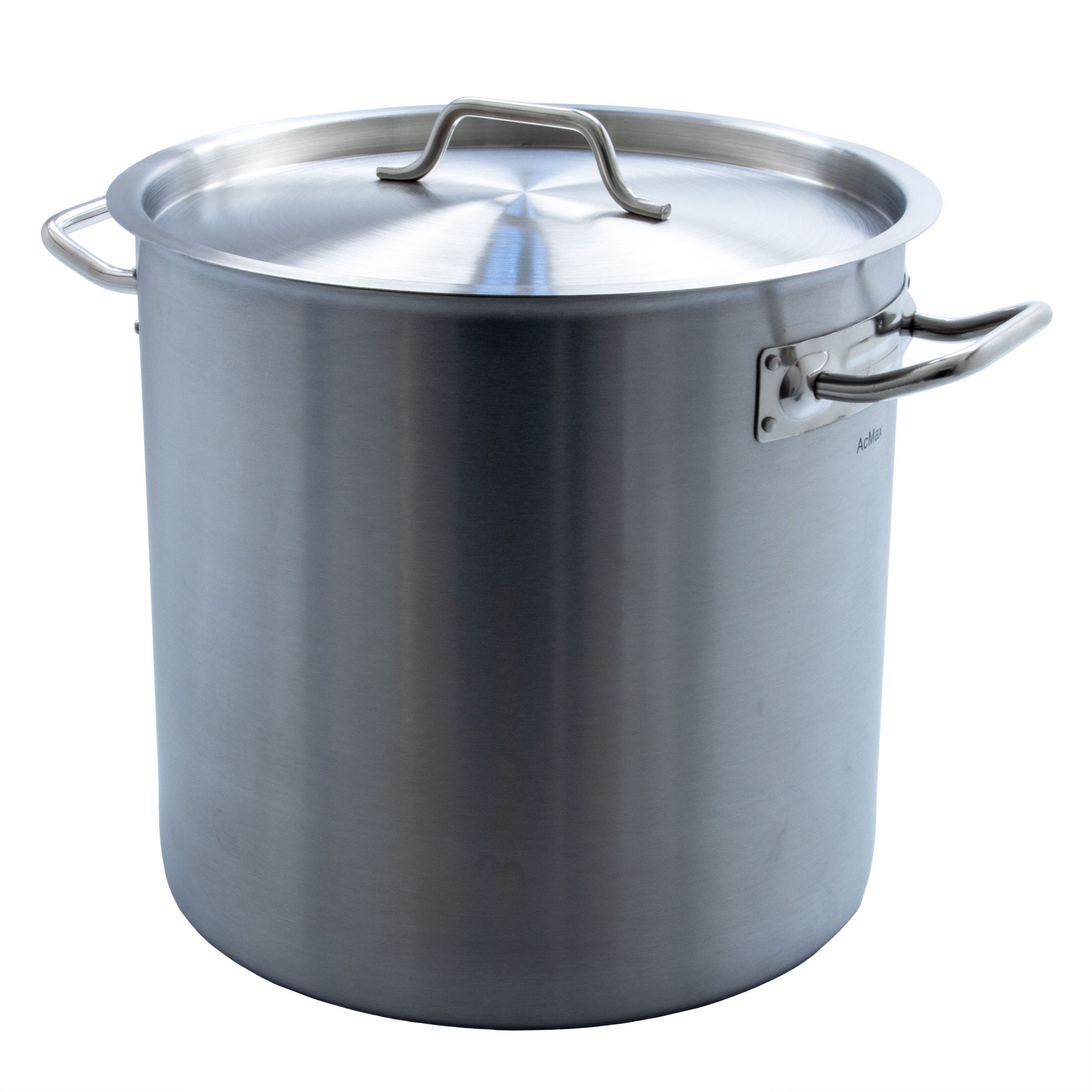 AcMax Kochtopf Kochtopf aus Edelstahl mit Deckel 21 Liter Gastro- Topf, (1-tlg)