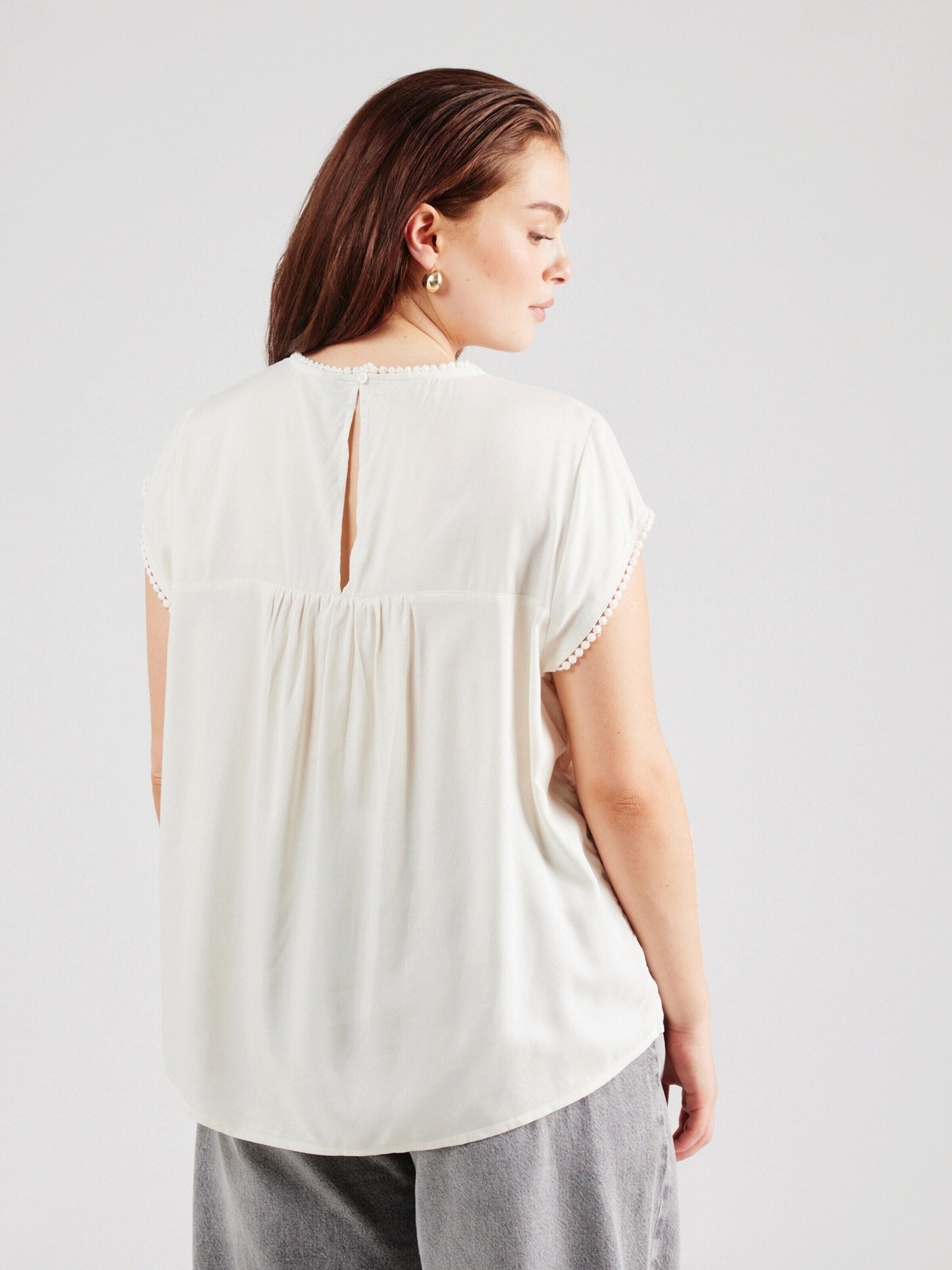 Vero Moda Curve Kurzarmbluse VMDebbie (1-tlg) Cut-Outs günstig online kaufen