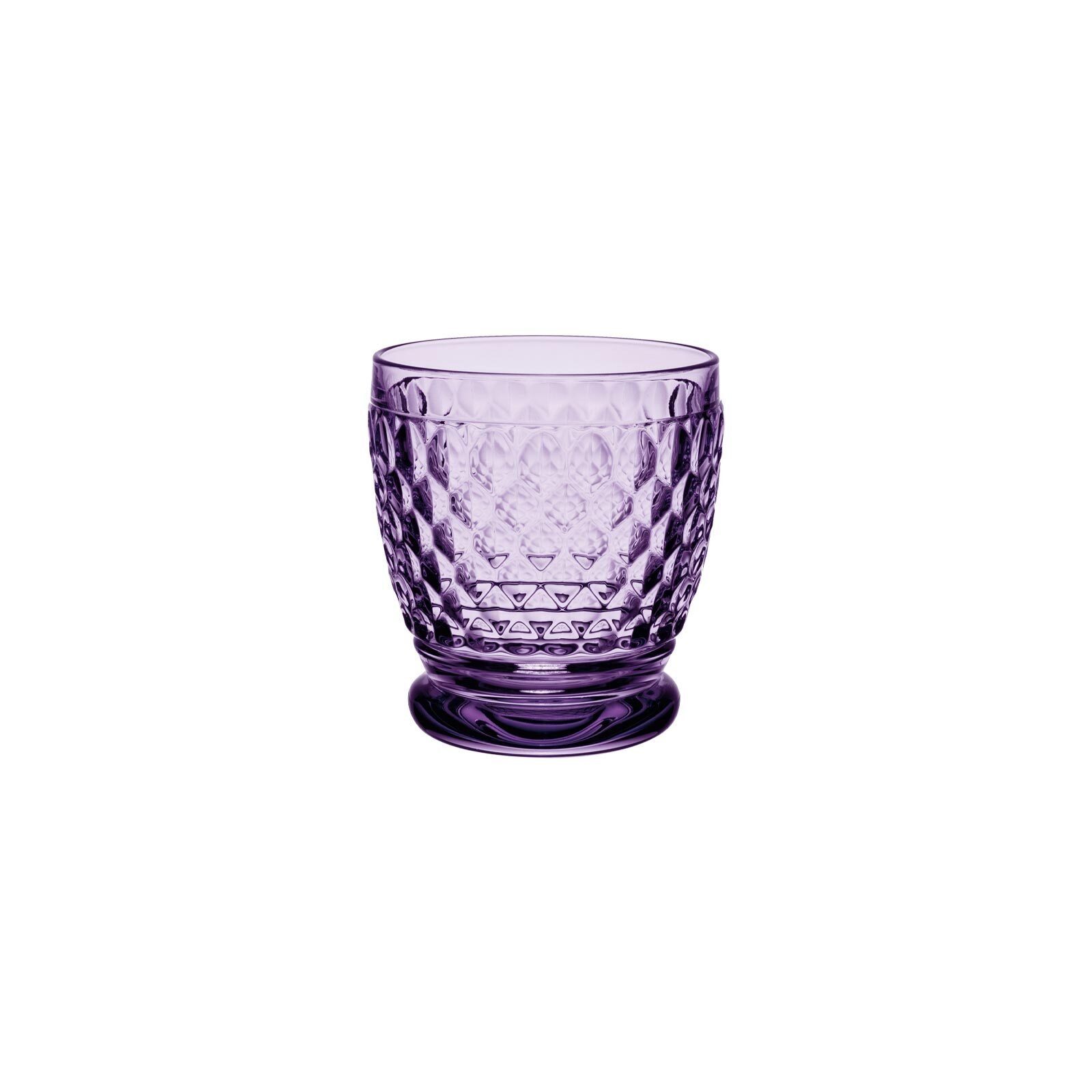 【Neue Version】 Villeroy & Boch Whiskyglas Boston 330 ml, Becher Glas Lavender Coloured