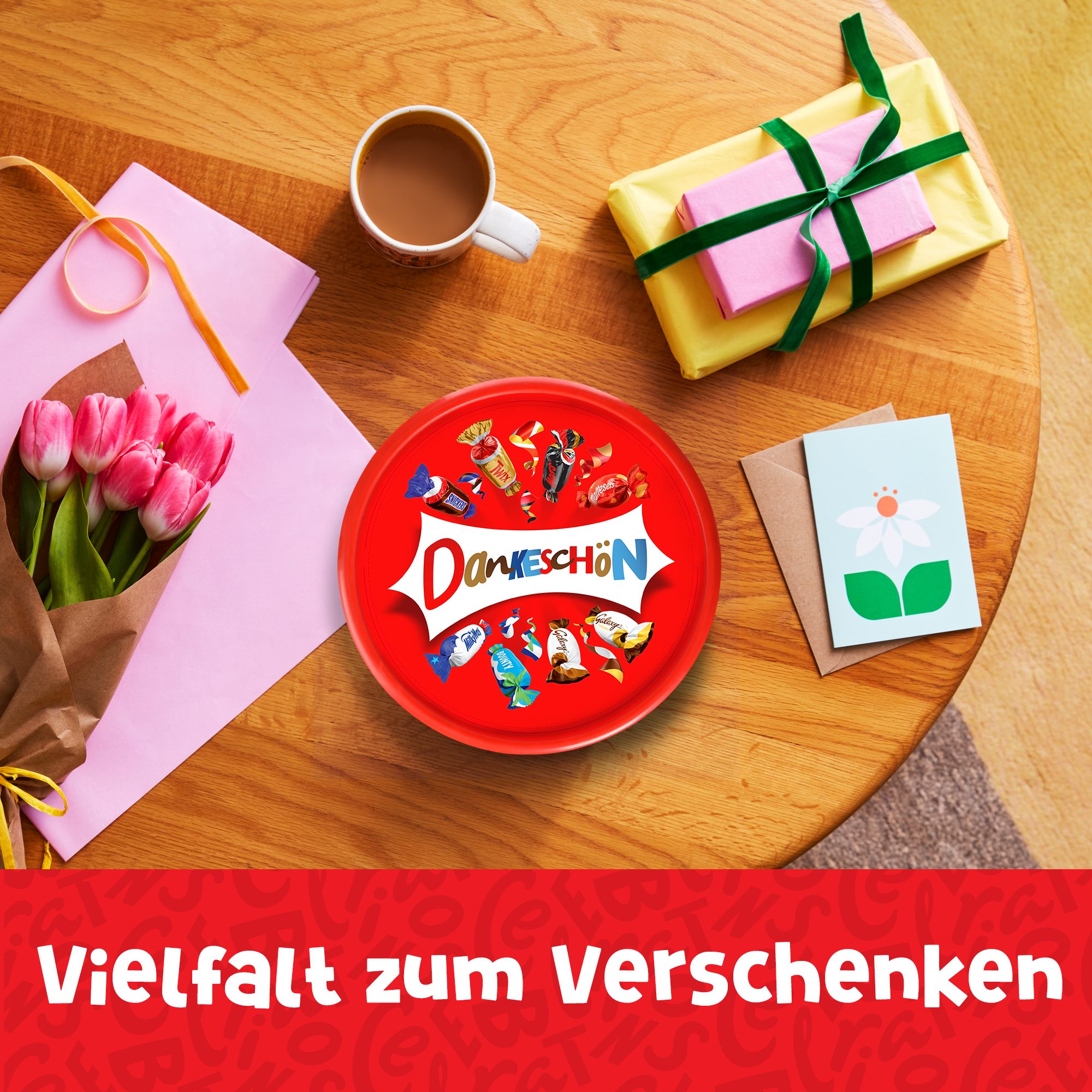 Mars Süßigkeit Celebrations 550g Dose "Dankeschön" Mini Schokoriegel Snickers Twix, Mars, Dankeschön, Danke, Geschenk, Schokolade – Bild 2 von 5