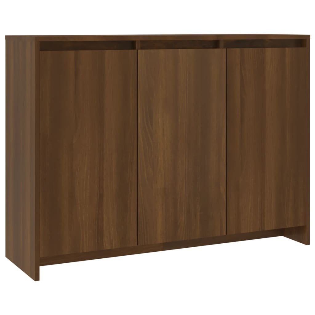furnicato Sideboard Braun Eichen-Optik 102x33x75 cm günstig online kaufen