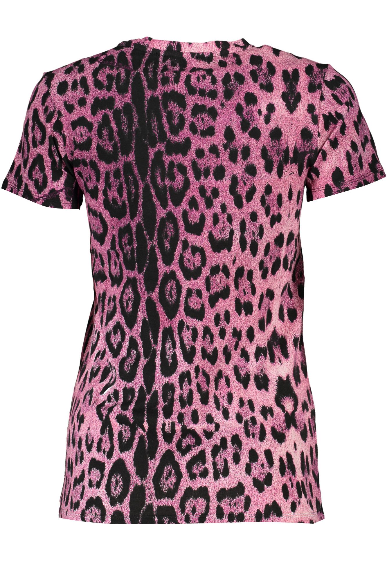 Cavalli Class T-Shirt Stylisches Damen T-Shirt in Rosa mit Muster und