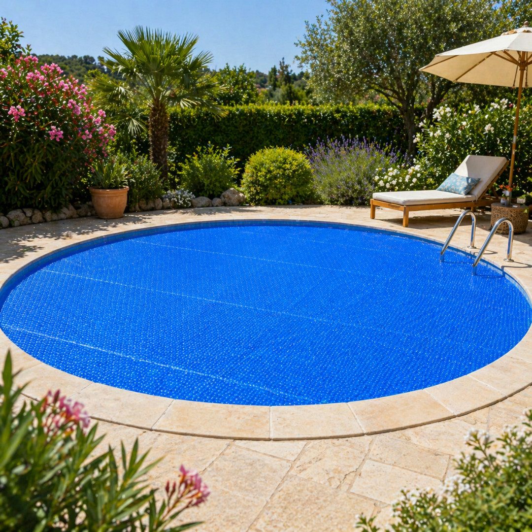 Pool-Abdeckplane Pool Solarfolie Blau Solarheizung Poolabdeckung Solarplane Wärmeplane