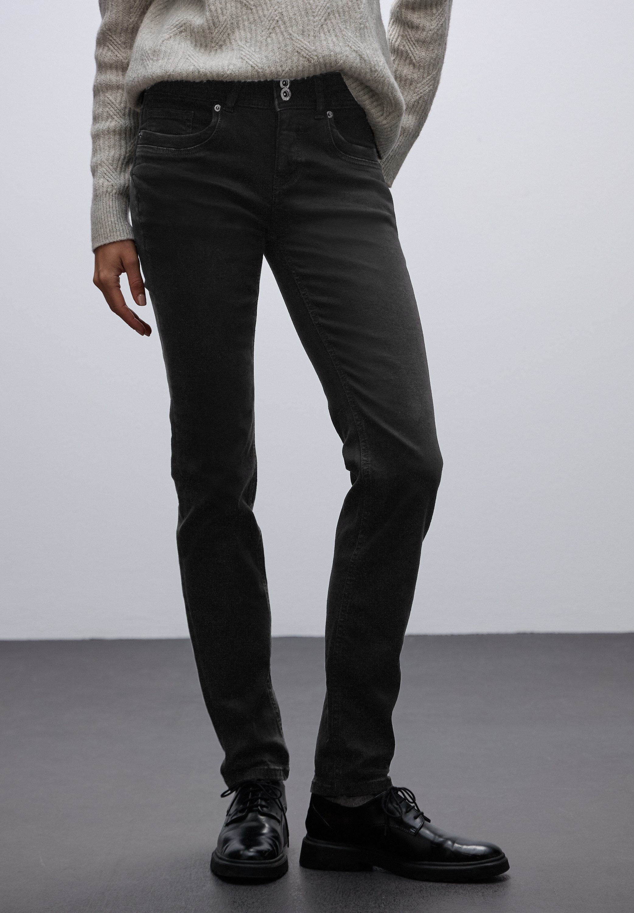 STREET ONE Slim-fit-Jeans 5-Pocket-Style