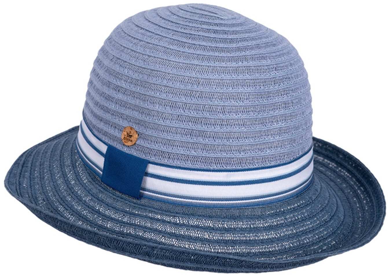 Balke Strohhut Cloche Lissy knautschbar mit Borte