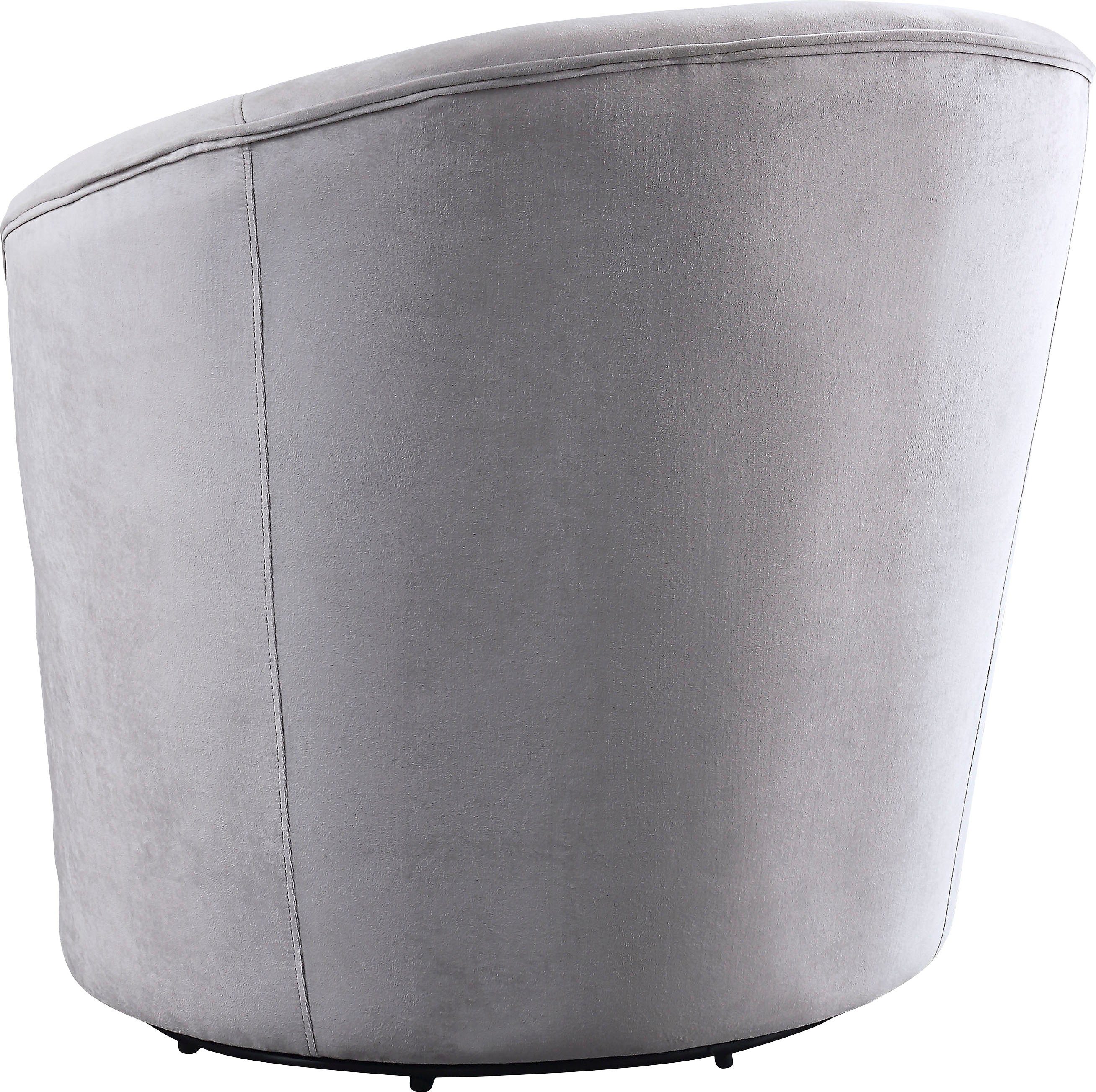 ATLANTIC home collection Drehsessel Colin, 360Â° frei drehend, in Samtveloursbezug, inkl. Zierkissen