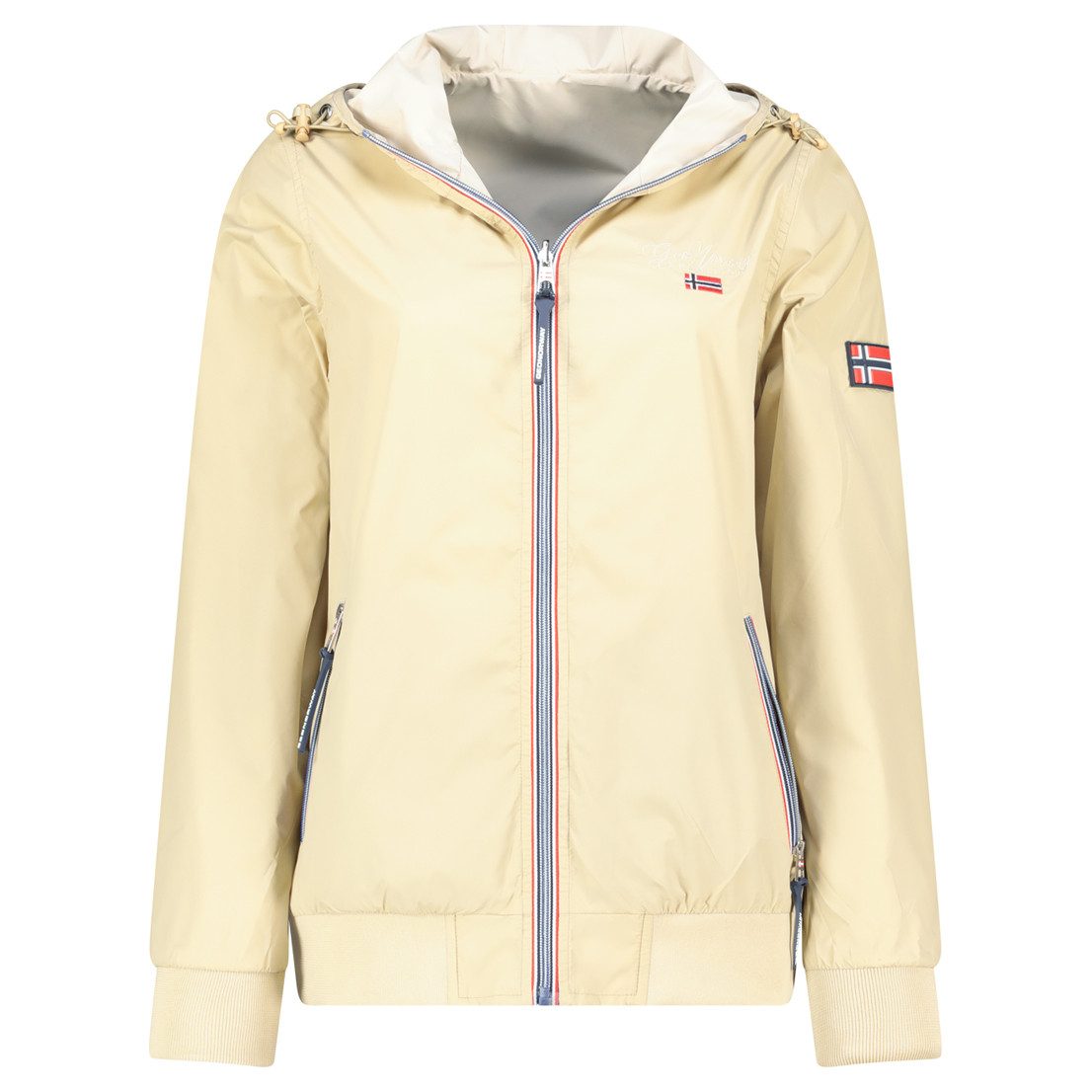 Geographical Norway Softshelljacke Damen Relaxed Fit Jacke Windabweisend baarrivial lady mit Kapuze