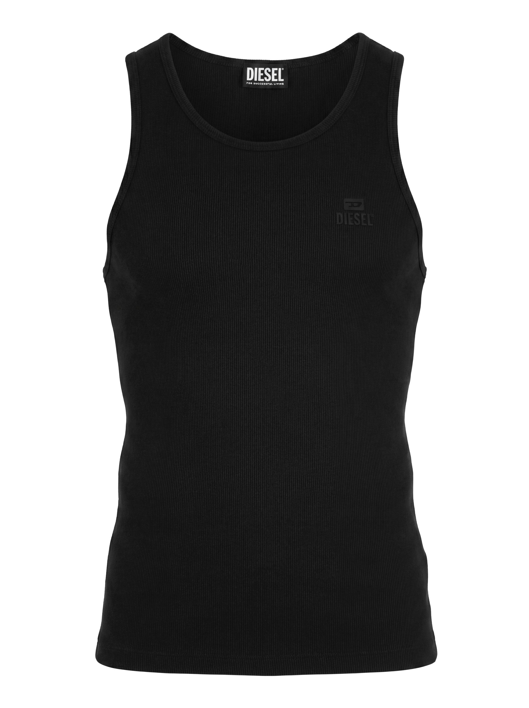 Diesel Tanktop Rib Tank Top aus Stretch-Baumwolle - T-LIFTYNEW Slim Fit, Muskelshirt, Logo