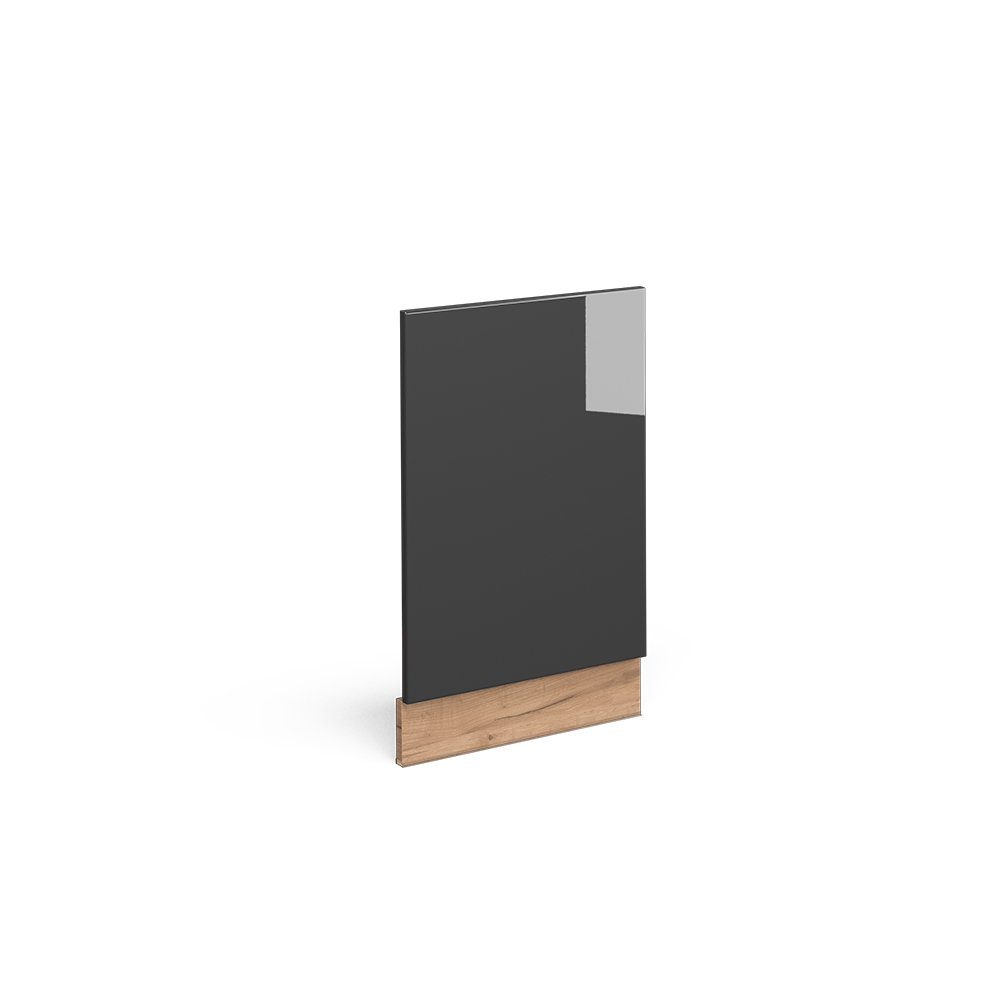 Vicco Frontblende Fame-Line, Anthrazit Hochglanz/Goldkraft Eiche, günstig online kaufen