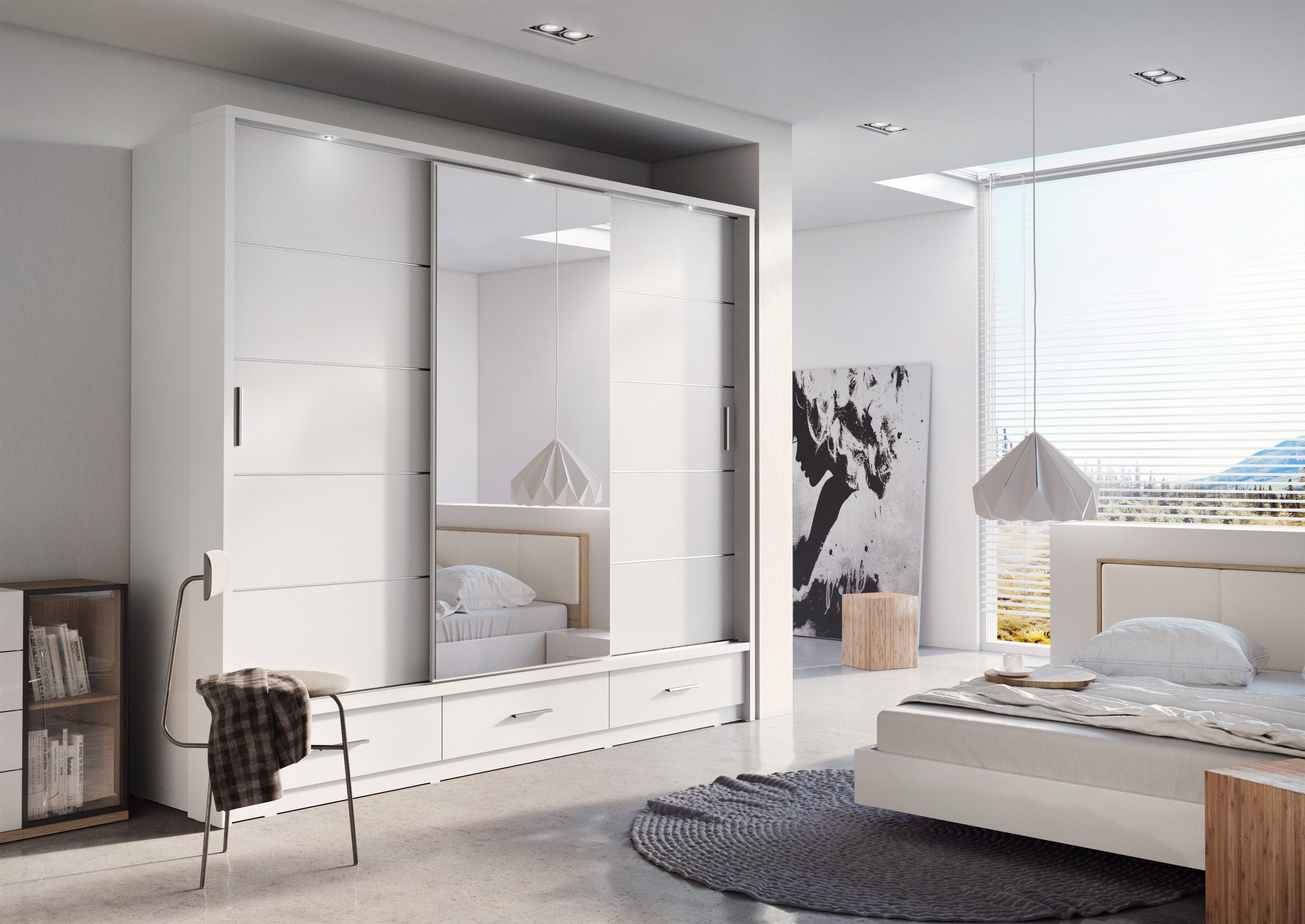 Compleo Kleiderschrank ARTI 01 mit 3 günstig online kaufen