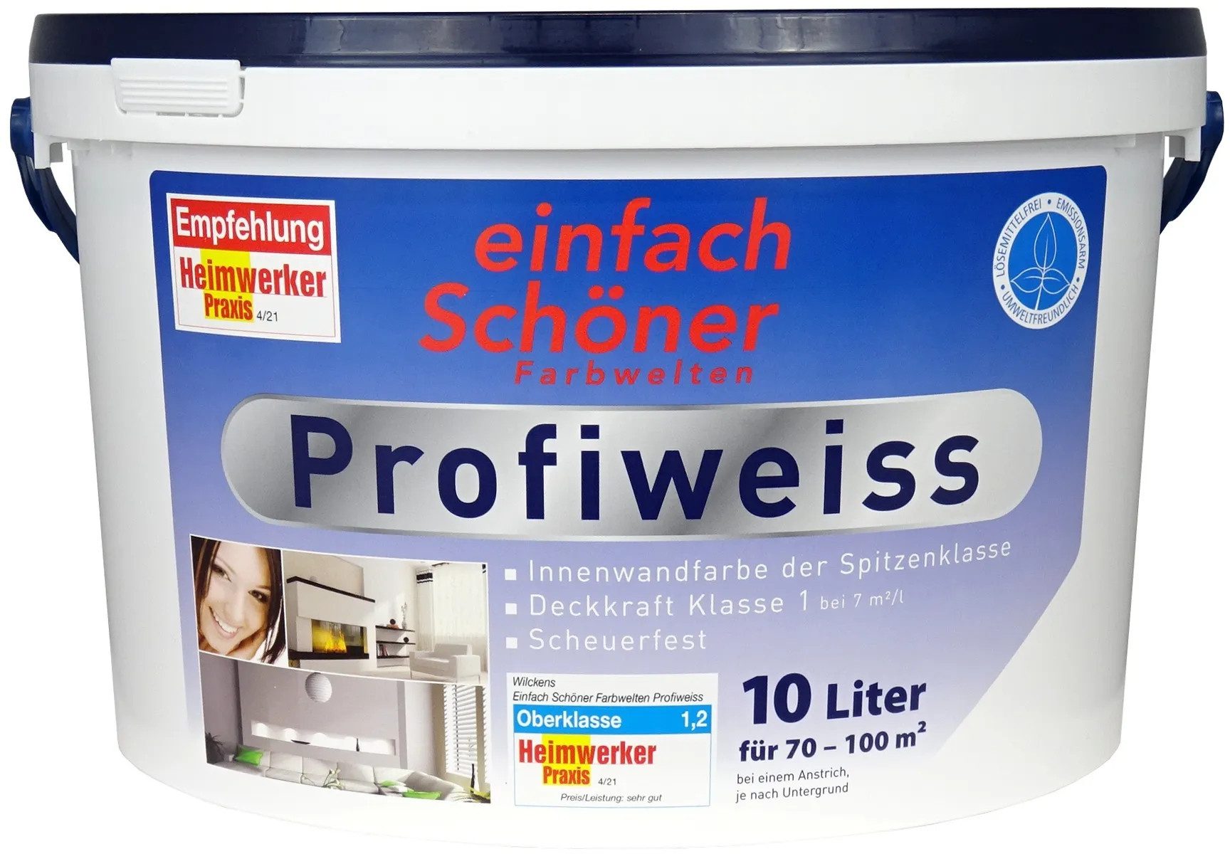 Wilckens Farben Wand- und Deckenfarbe einfach Schöner Profiweiss