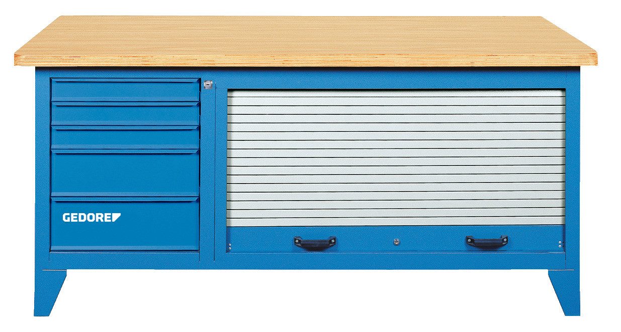 Gedore Ящики для инструментов B 1500 L Werkbank mit Blechjalousie