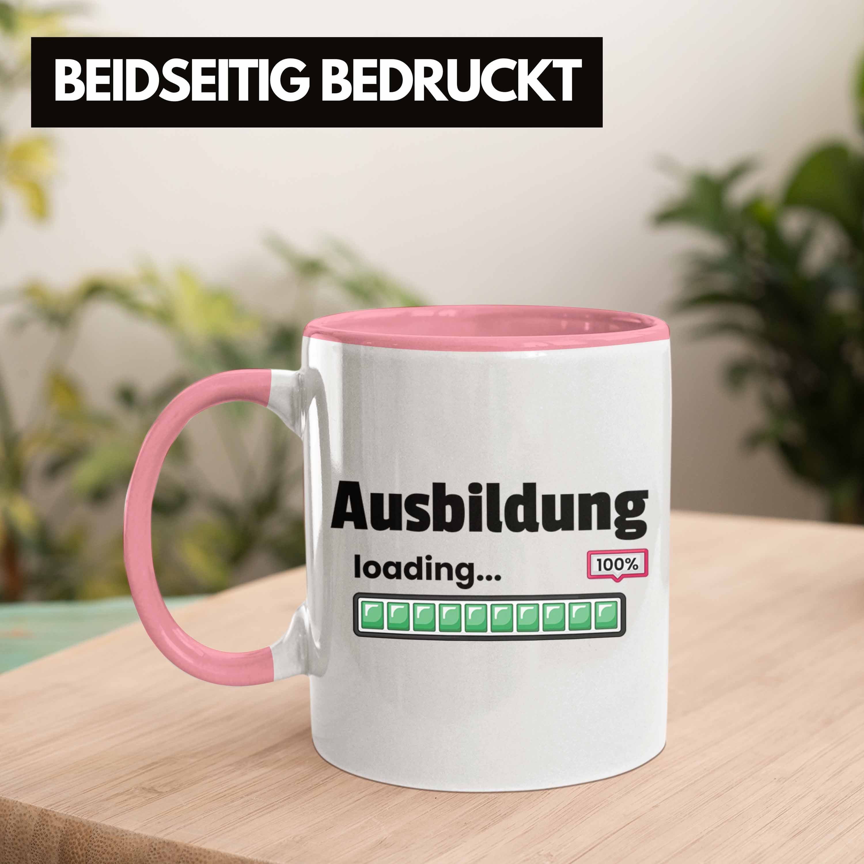 Loading Geschenkidee Rosa Prüfung Trendation Tasse 100% Bestanden Ausbildung Abgeschlossene