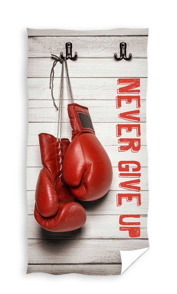 Carbotex Strandtuch Box Sport Boxhandschuhe Badetuch Handtuch Strandtuch 70 günstig online kaufen