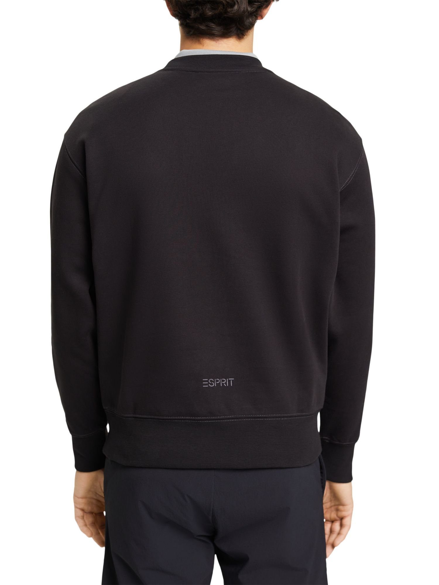 Sweatshirt Delfinprint BLACK Esprit Sweatshirt (1-tlg) kleinem mit