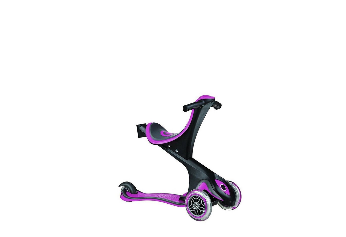 Thumbnail - authentic sports & toys Scooter 458-110 GLOBBER Evo Comfort 5 in 1, pink/schwarz