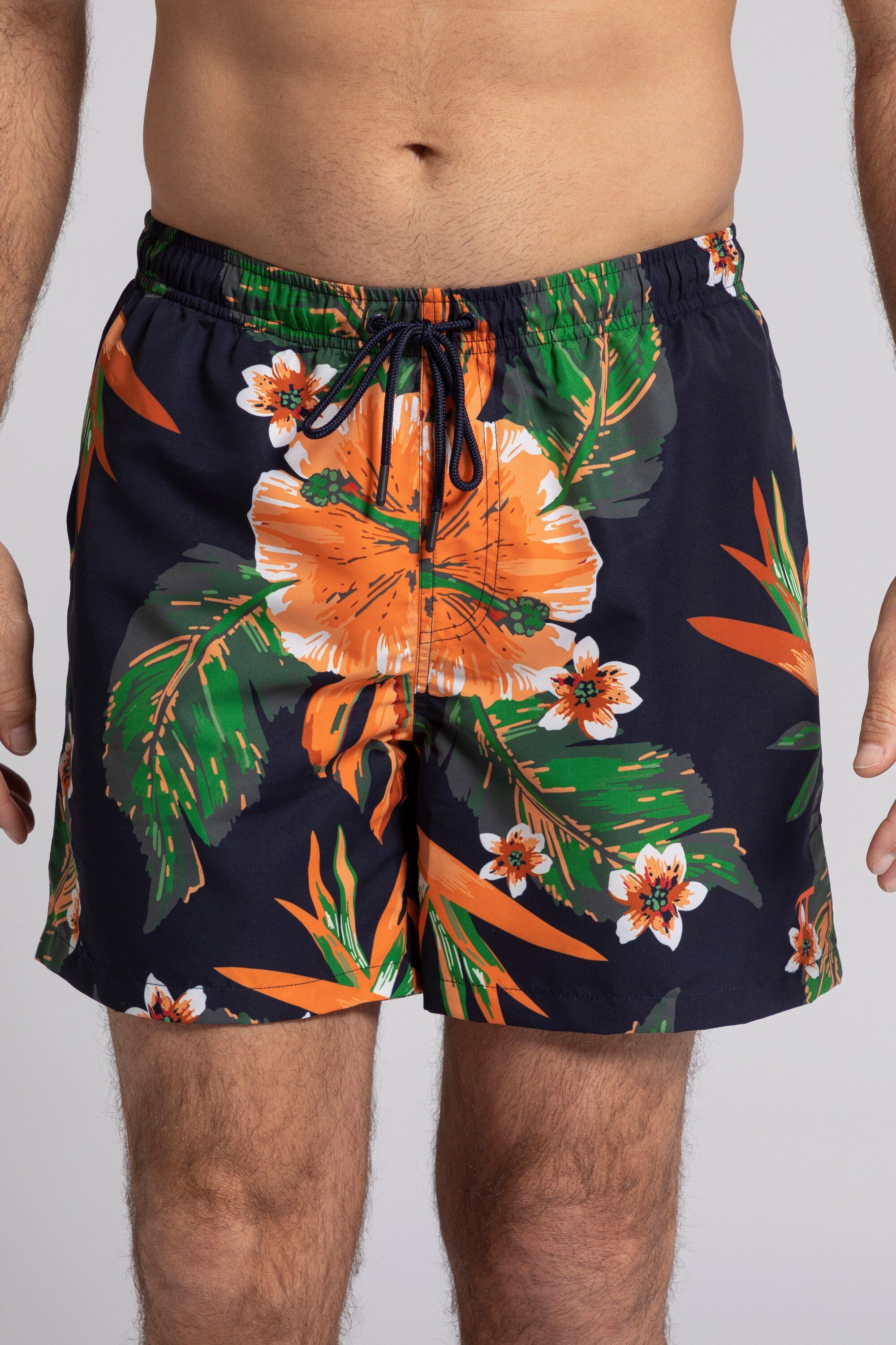 JP1880 ELASTIKBUND ZWEIFARBIG - Zwemshorts - navy blue/donkerblauw