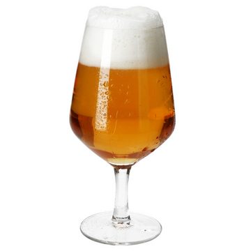 MamboCat Bierglas 6x Carré Bierglas 450ml Biergläser klar 0,35L Glas Bier-Kelch, Glas