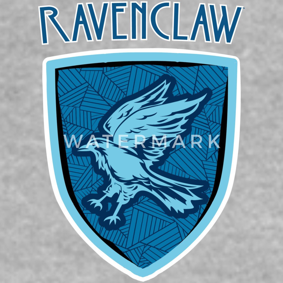 Spreadshirt Hoodie Harry Potter Ravenclaw kleines Logo Unisex Kontrast Hoodie (1-tlg)
