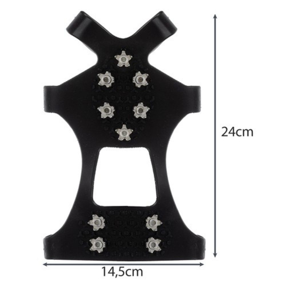 Trizand Spikes Anti-Rutsch Spikeschuhe (Spar-Set, 1-tlg., TPE-Overlays), Sicherheit bei Winterwanderungen und auf vereisten Pfaden