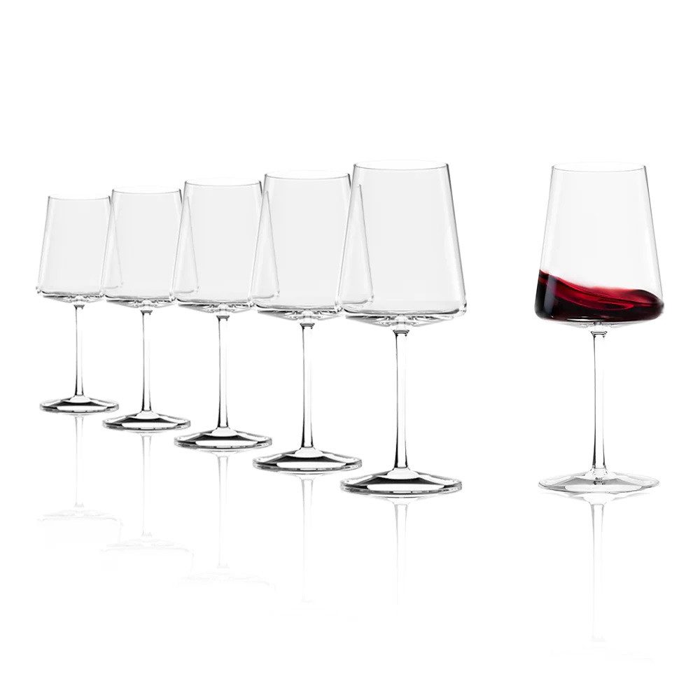 Stölzle Weinglas Stölzle Lausitz Power Bordeauxkelch 6er Set, Glas