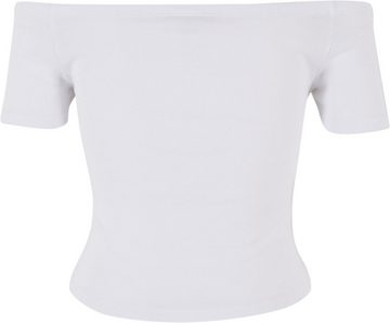 URBAN CLASSICS T-Shirt Ladies Organic Off Shoulder Rib Tee