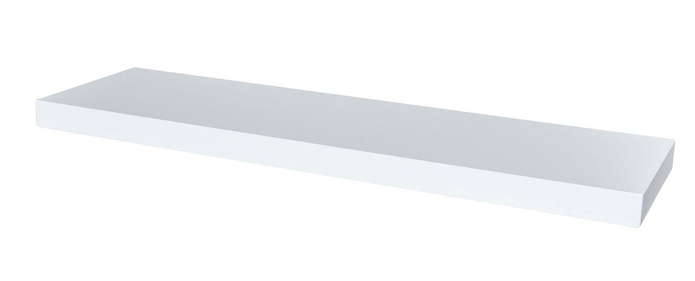 Levandeo® Wandregal, Wandboard Bobby 80cm weiß - Wandregal Regal Board Bord günstig online kaufen