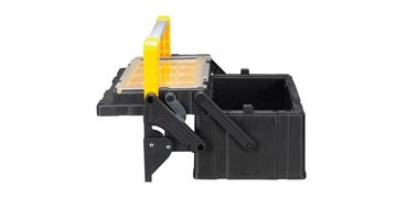 PEREL Werkzeugbox Kunststoff-Werkzeugkasten mit Herausnehmbaren Boxen - 21 L