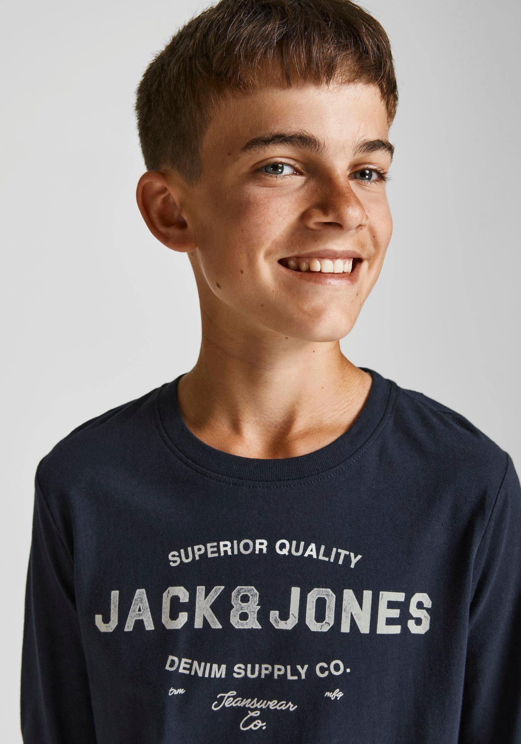 Kinder Teens (Gr. 128 - 182) Jack & Jones Junior Langarmshirt