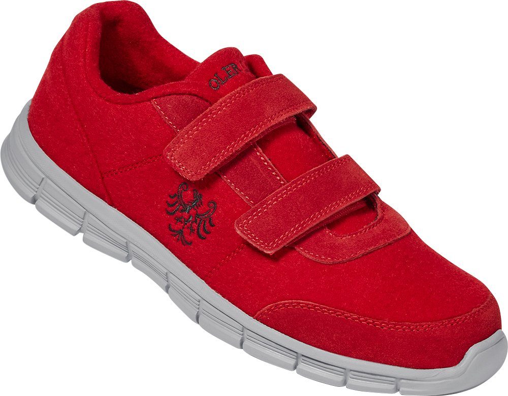 Tiroler Loden Merino- Sneaker ultraleicht und bequem mit Klettverschlüssen
