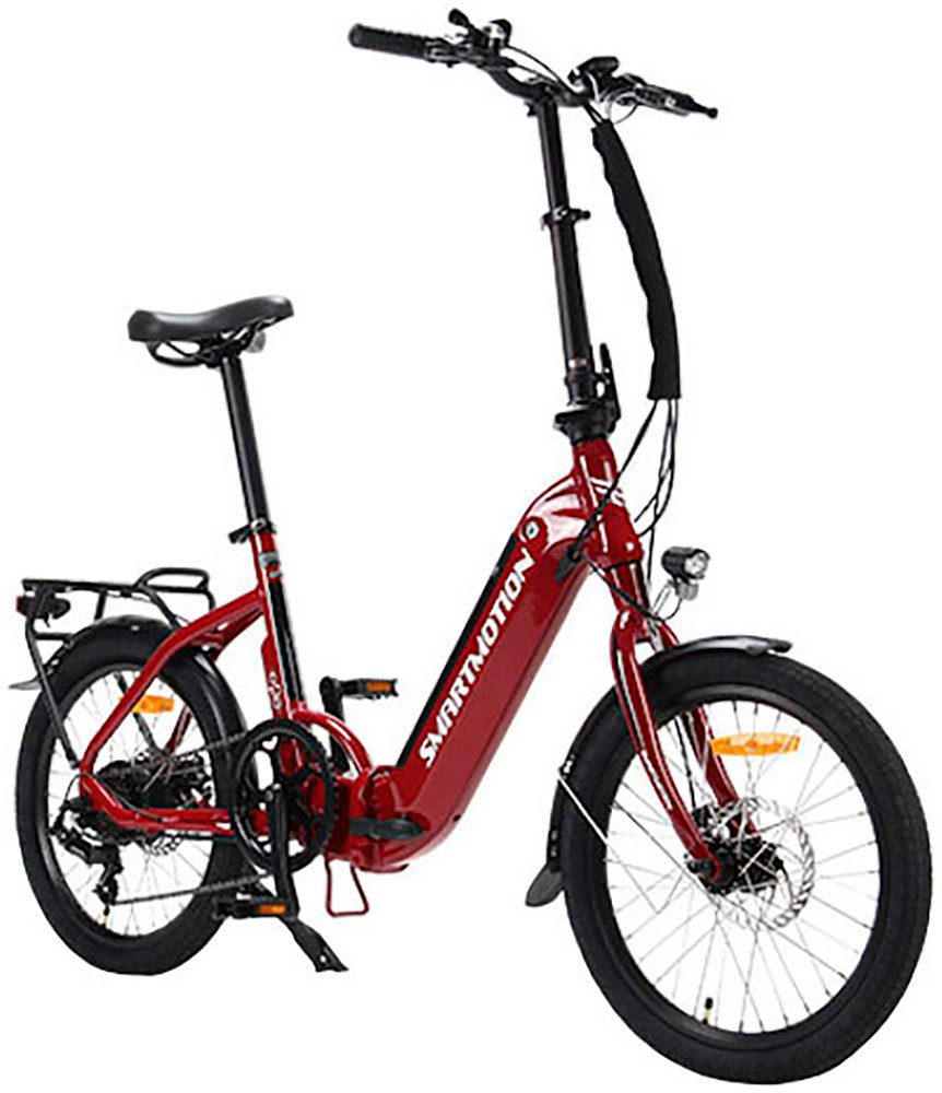 SMARTMOTION E-Bike Faltrad Smartmotion E20 Step thru, 7 Gang Shimano 7-Gang Kompakt-Shimano Schaltwerk, 460 Wh
