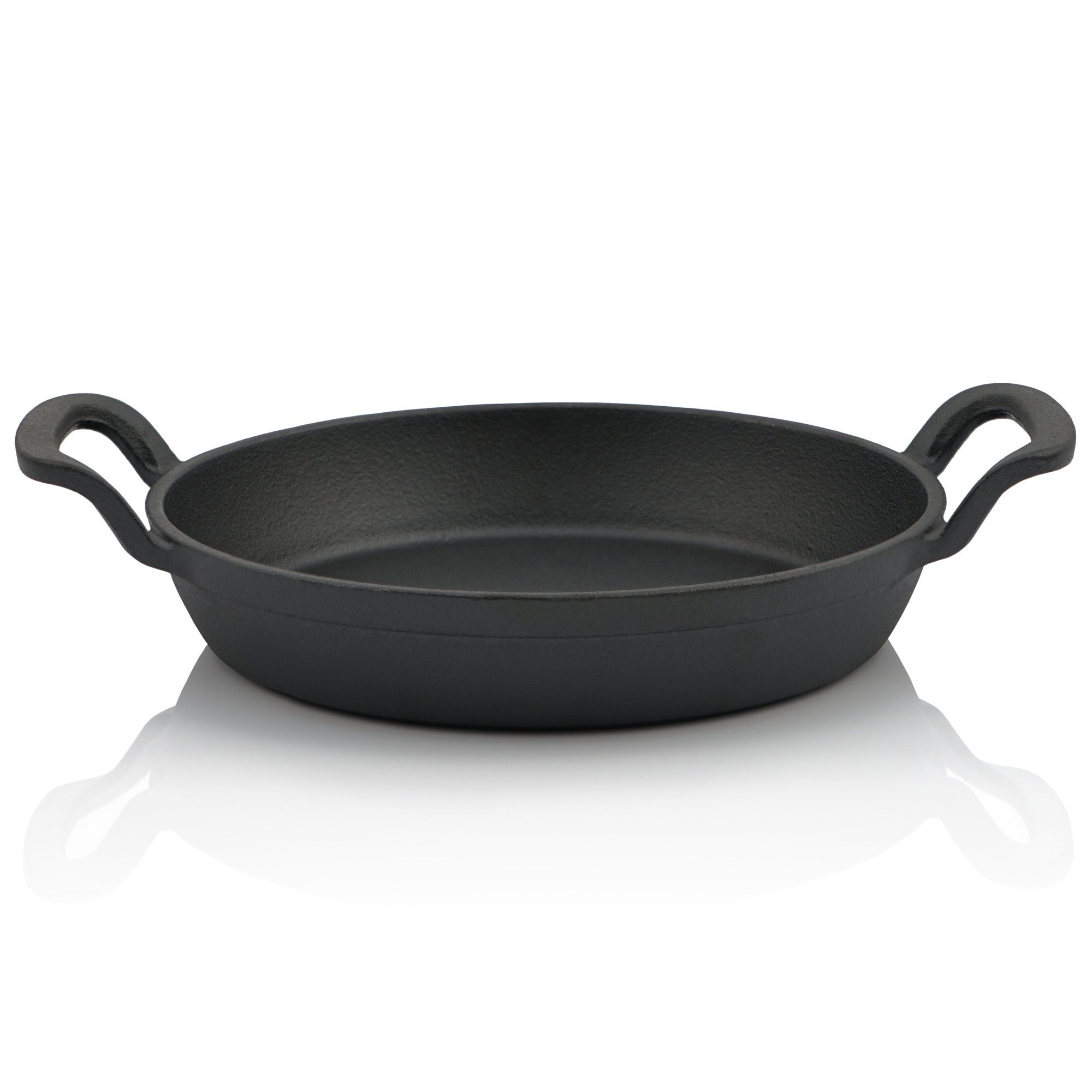 BBQ-Toro Servierpfanne Gusseisen Servierpfännchen Set, 1 Stück, Ø 20 cm, rund, Gusspfanne, Gusseisen