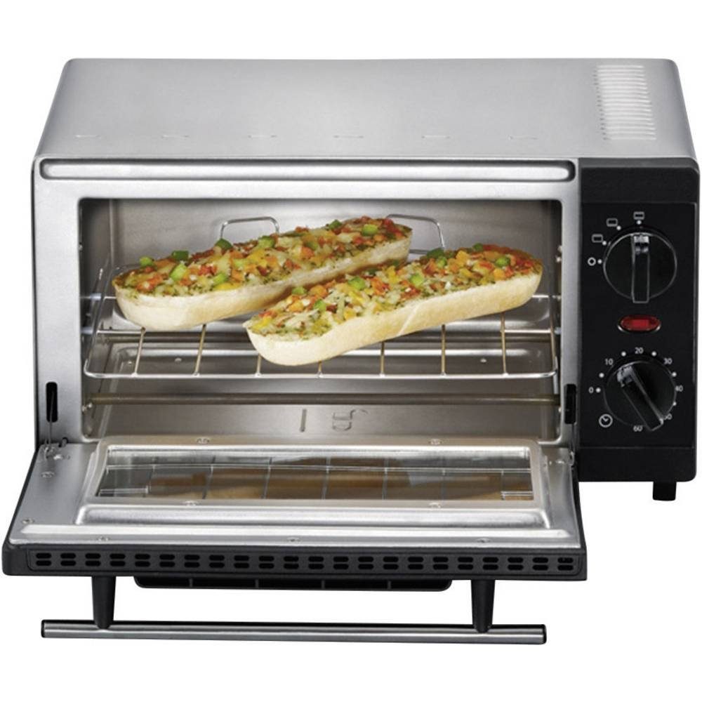 Severin Minibackofen Toastofen, Edelstahl-gebürstet 2052, Timerfunktion