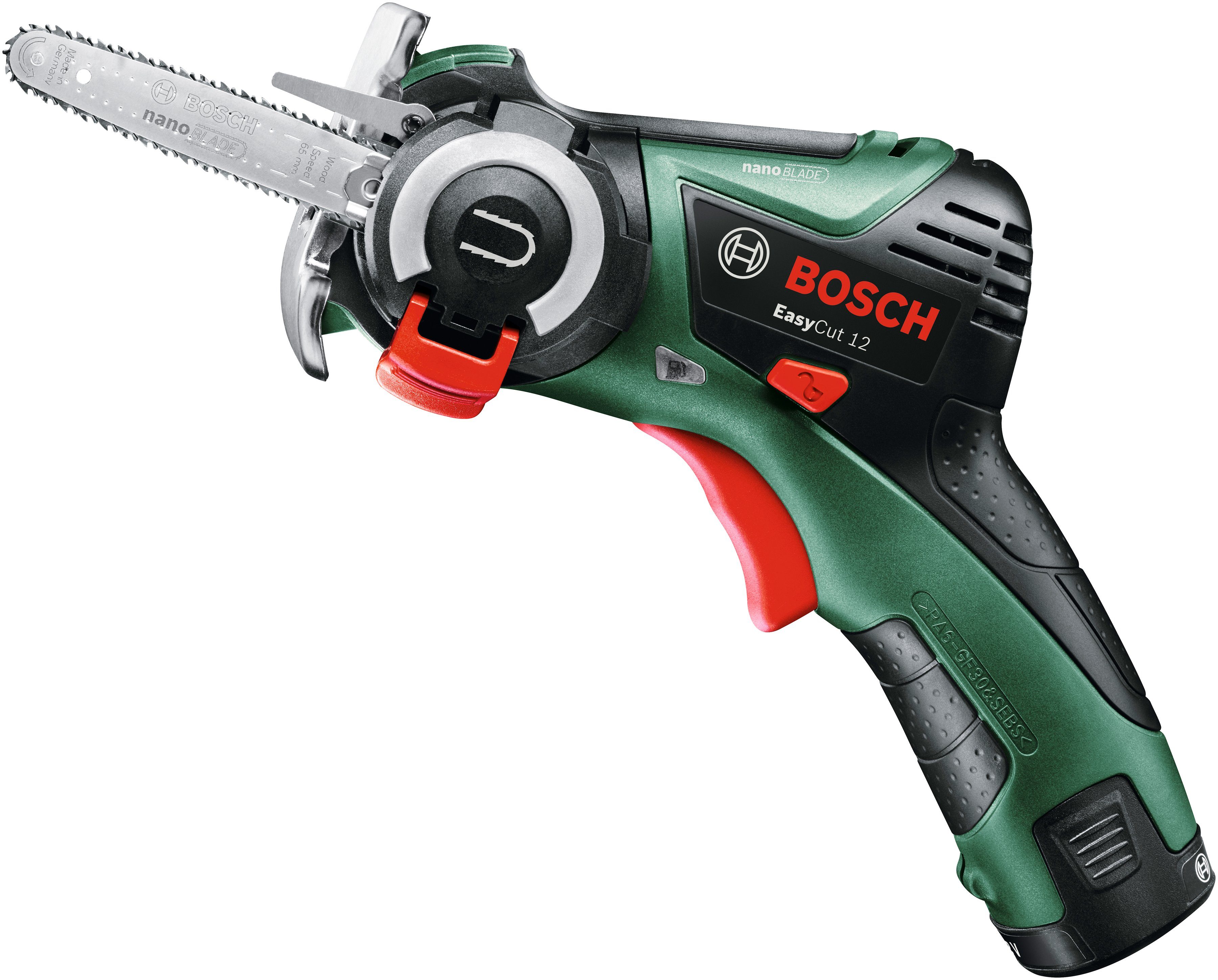 Bosch Home & Garden Akku-Multisäge EasyCut 12 nanoBLADE-Säge, Set, mit Akku 12 V/2,0Ah und Ladegerät