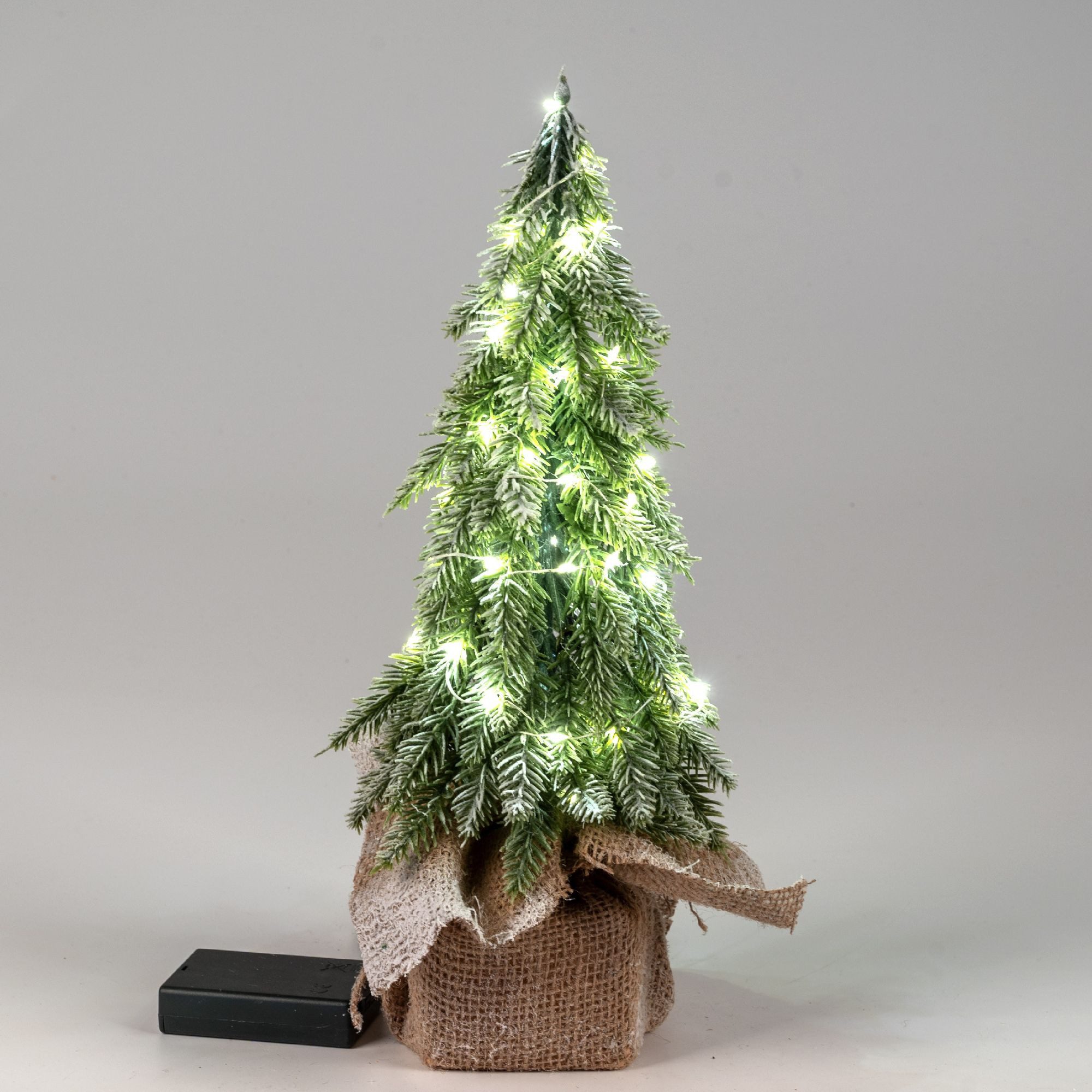 Kunstblume Tannen, formano, Höhe 36 cm, Mit Timerfunktion, Grün, Motiv: Ros günstig online kaufen