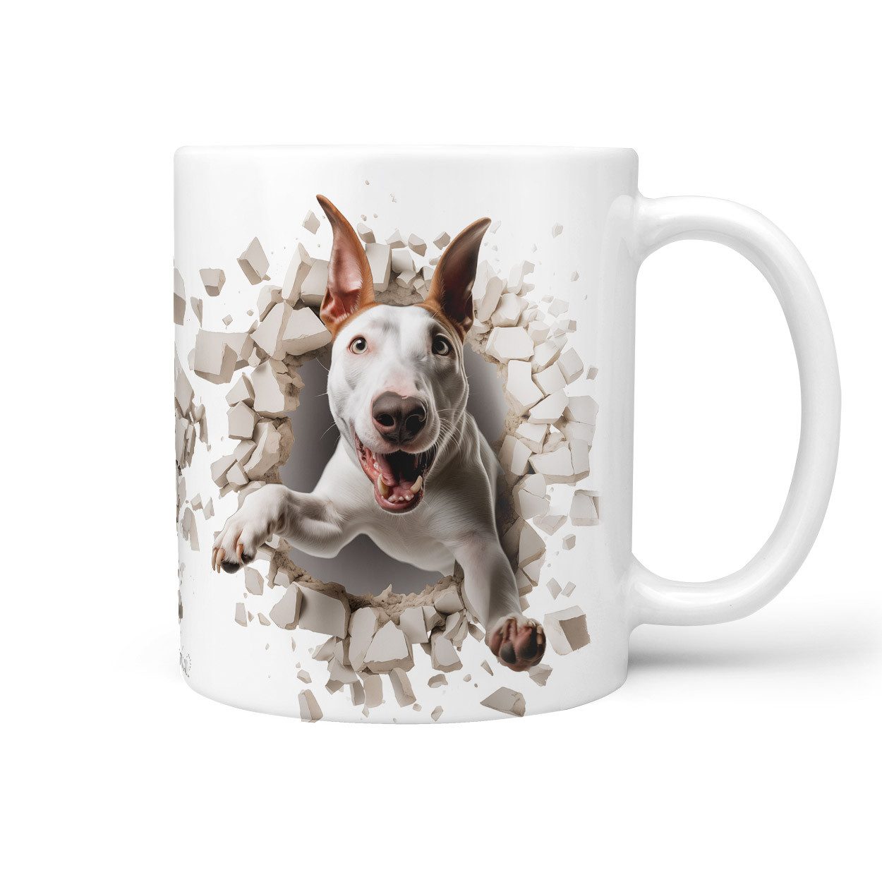 Sunnywall Tasse Bullterrier - Hund Hunderasse - Geschenk für Hundeliebhaber, Keramik, inkl. Geschenkkarte