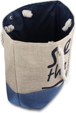 normani Strandtasche Sommer-Umhängetasche, Strandtasche, Schultertasche als Henkeltasche tragbar