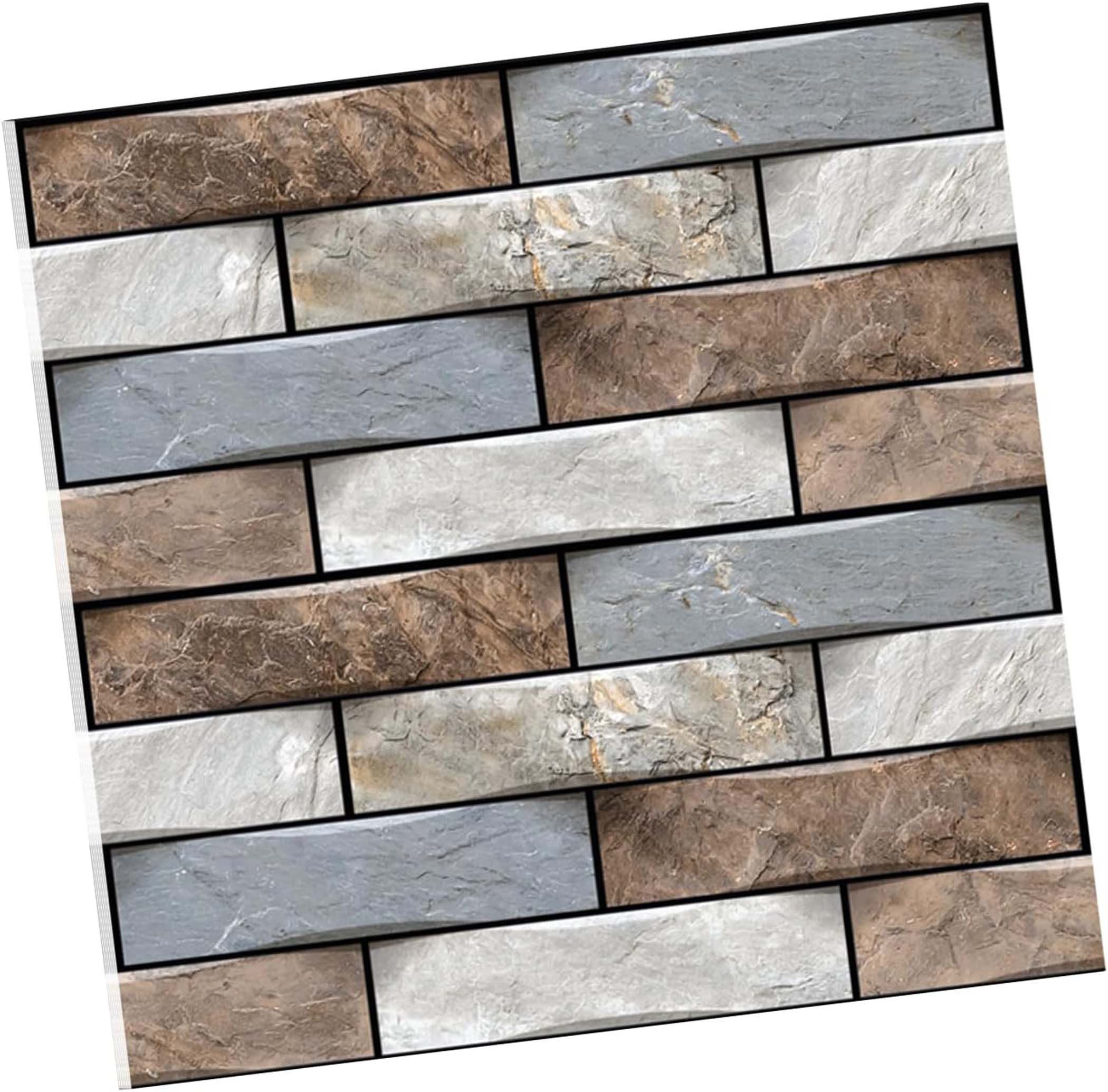 Kaket Wandtattoo 3D Wandpaneele Selbstklebend Wandtapete 30 x 30cm (10 St) günstig online kaufen