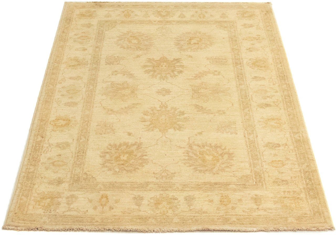 Wollteppich Farahan Teppich handgeknüpft beige, morgenland, rechteckig, Höhe: 7 mm